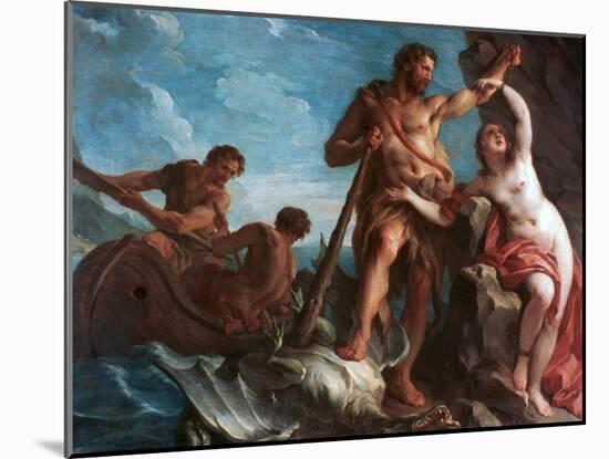 Heracles Delivering Hesione, C1708-1737-Francois Lemoyne-Mounted Giclee Print