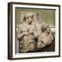 Heracles in the Garden of the Hesperides, Fragment of a Relief, Early 2nd Century-null-Framed Photographic Print