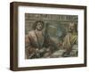 Heraclitus and Democritus from a Fresco Originally in the "Sala Dei Baroni" of Palazzo Panigarola-Donato Bramante-Framed Giclee Print