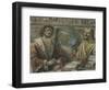 Heraclitus and Democritus from a Fresco Originally in the "Sala Dei Baroni" of Palazzo Panigarola-Donato Bramante-Framed Giclee Print