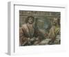 Heraclitus and Democritus from a Fresco Originally in the "Sala Dei Baroni" of Palazzo Panigarola-Donato Bramante-Framed Giclee Print