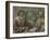 Heraclitus and Democritus from a Fresco Originally in the "Sala Dei Baroni" of Palazzo Panigarola-Donato Bramante-Framed Giclee Print