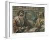 Heraclitus and Democritus from a Fresco Originally in the "Sala Dei Baroni" of Palazzo Panigarola-Donato Bramante-Framed Giclee Print