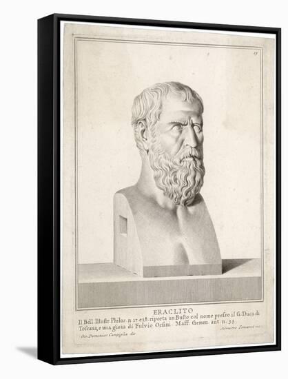 Heraclitus Greek Philosopher: Portrait Bust-Silvestro-Framed Stretched Canvas