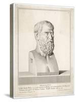 Heraclitus Greek Philosopher: Portrait Bust-Silvestro-Stretched Canvas