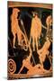 Herakles and Greek Heroes, Detail from an Attic Red-Figure Calyx-Krater, circa 490 BC-Niobid Painter-Mounted Giclee Print
