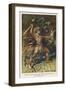 Herakles Versus Hydra-Arthur Rackham-Framed Art Print