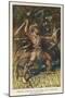 Herakles Versus Hydra-Arthur Rackham-Mounted Art Print