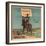 Herald Brand - Redlands, California - Citrus Crate Label-Lantern Press-Framed Art Print