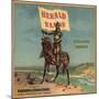 Herald Brand - Redlands, California - Citrus Crate Label-Lantern Press-Mounted Art Print