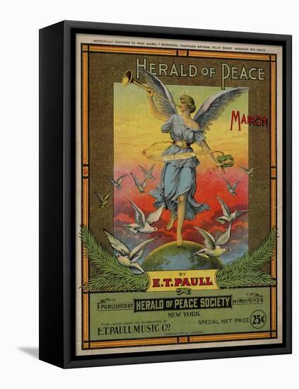 Herald of Peace March, Sam DeVincent Collection, National Museum of American History-null-Framed Stretched Canvas