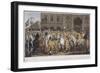 Herald Reading the Proclamation of Peace Outside the Royal Exchange, London 29 April, 1802-null-Framed Giclee Print