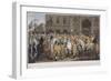 Herald Reading the Proclamation of Peace Outside the Royal Exchange, London 29 April, 1802-null-Framed Giclee Print