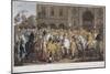 Herald Reading the Proclamation of Peace Outside the Royal Exchange, London 29 April, 1802-null-Mounted Giclee Print