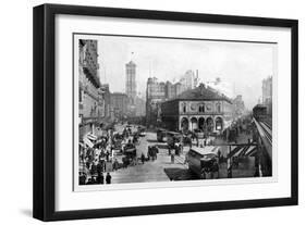 Herald Square, 1911-Moses King-Framed Art Print