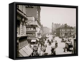 Herald Square, New York City-null-Framed Stretched Canvas