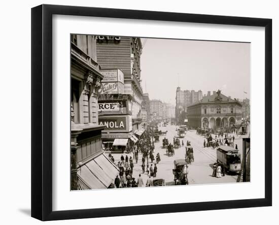 Herald Square, New York City-null-Framed Photo