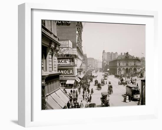 Herald Square, New York City-null-Framed Photo