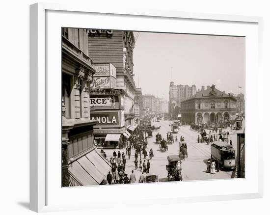 Herald Square, New York City-null-Framed Photo