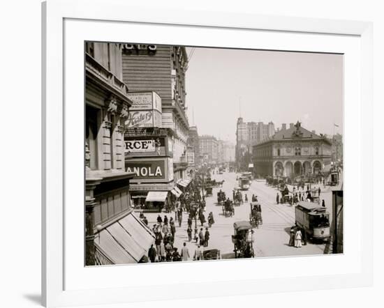 Herald Square, New York City-null-Framed Photo