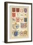 Heraldic Arms: Tenne and Sanguine-Hugh Clark-Framed Art Print