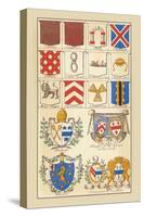 Heraldic Arms: Tenne and Sanguine-Hugh Clark-Stretched Canvas