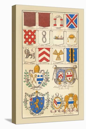 Heraldic Arms: Tenne and Sanguine-Hugh Clark-Stretched Canvas