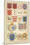 Heraldic Arms: Tenne and Sanguine-Hugh Clark-Mounted Art Print