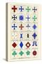 Heraldic Crosses-Hugh Clark-Stretched Canvas