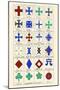 Heraldic Crosses-Hugh Clark-Mounted Art Print