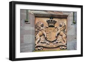 Heraldic Symbol on Front Door, Scone Palace-null-Framed Giclee Print