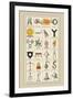 Heraldic Symbols: Breast Plate and Dolphin-Hugh Clark-Framed Art Print