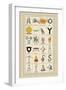 Heraldic Symbols: Breast Plate and Dolphin-Hugh Clark-Framed Premium Giclee Print