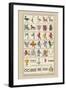 Heraldic Symbols: Shoveller and Seax-Hugh Clark-Framed Art Print