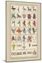 Heraldic Symbols: Shoveller and Seax-Hugh Clark-Mounted Premium Giclee Print