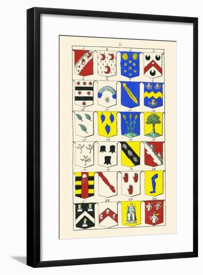 Heraldry - Blazonry-Hugh Clark-Framed Art Print