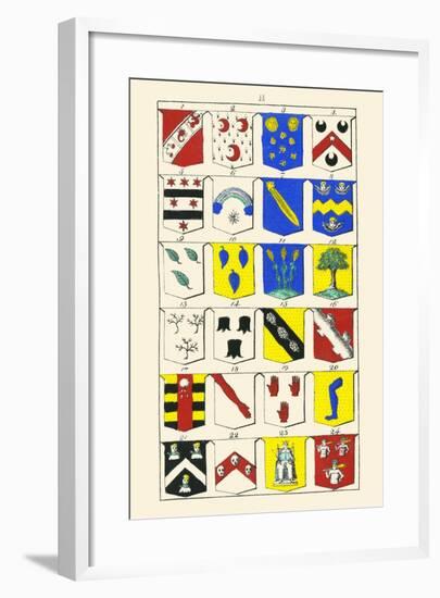 Heraldry - Blazonry-Hugh Clark-Framed Art Print