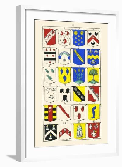 Heraldry - Blazonry-Hugh Clark-Framed Art Print