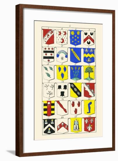 Heraldry - Blazonry-Hugh Clark-Framed Art Print