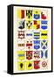 Heraldry - Blazonry-Hugh Clark-Framed Stretched Canvas