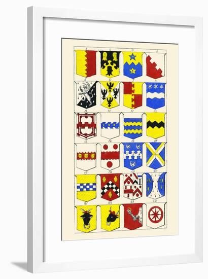 Heraldry - Blazonry-Hugh Clark-Framed Art Print