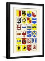 Heraldry - Blazonry-Hugh Clark-Framed Art Print