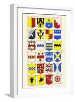 Heraldry - Blazonry-Hugh Clark-Framed Art Print