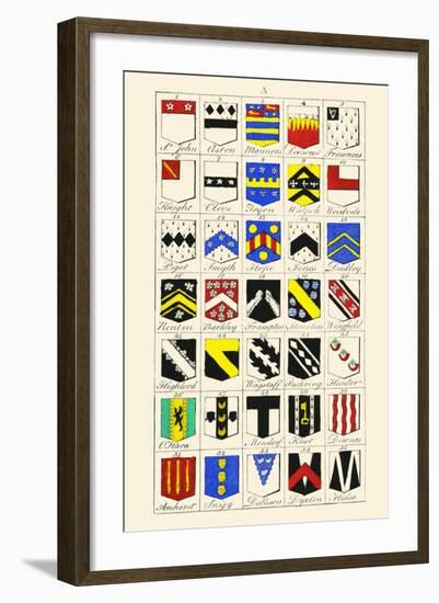 Heraldry - Blazonry-Hugh Clark-Framed Art Print