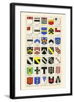 Heraldry - Blazonry-Hugh Clark-Framed Art Print