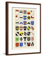 Heraldry - Blazonry-Hugh Clark-Framed Art Print