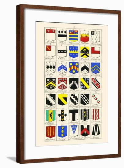 Heraldry - Blazonry-Hugh Clark-Framed Art Print