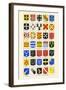 Heraldry - Blazonry-Hugh Clark-Framed Art Print