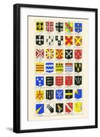 Heraldry - Blazonry-Hugh Clark-Framed Art Print