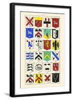 Heraldry - Blazonry-Hugh Clark-Framed Art Print